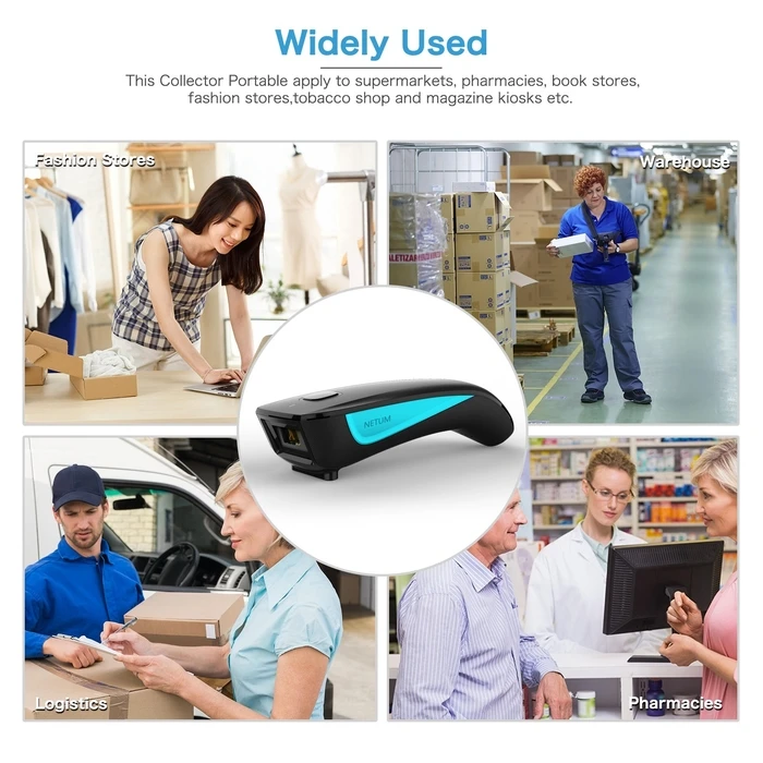 Barcode Scanner Netum NT-C830 3 IN 1 1D LASER Wireless 2.4G HZ 