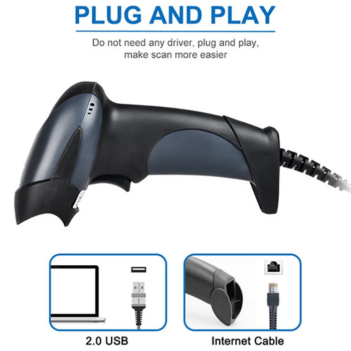 Barcode Scanner Netum NT-M1 1D LASER Wired HANDHELD