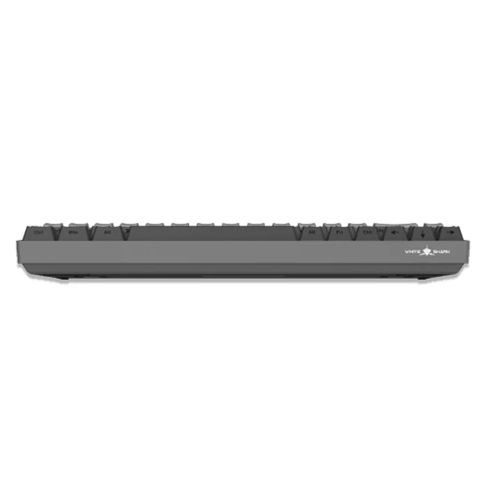White Shark GK-007711 NUNCHAKU Mechanical Gaming Keyboard - US Layout, Hot-Swap Red Switches, RGB, Gray Gradient (Red)