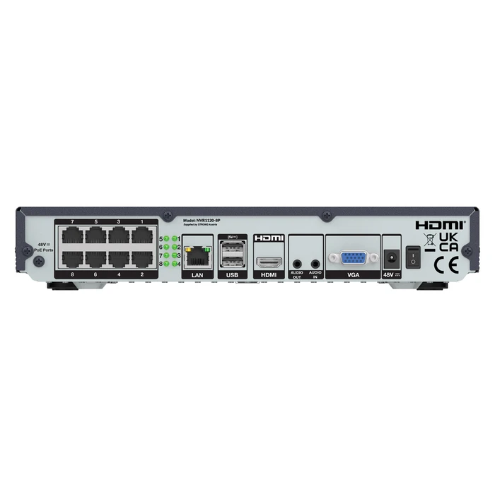 Καταγραφικό Strong NVR NVR1120-8P, 8MP/4K, H.265+, 8 PoE κανάλια