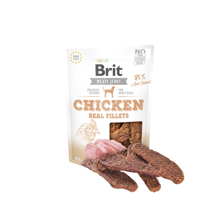 Σνακ για τον Σκύλο Brit Jerky Snack Snacks Chicken 80 g