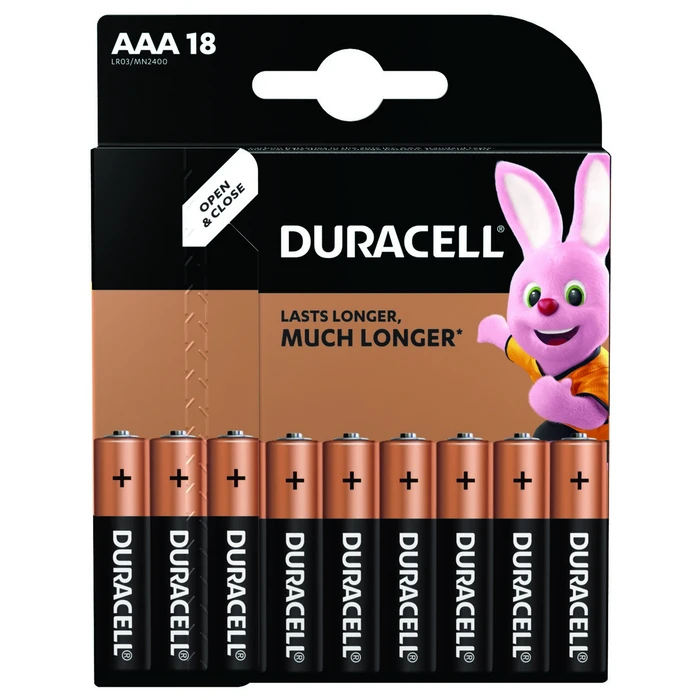 Μπαταρία Αλκαλική DURACELL AAA/LR03 18pcs