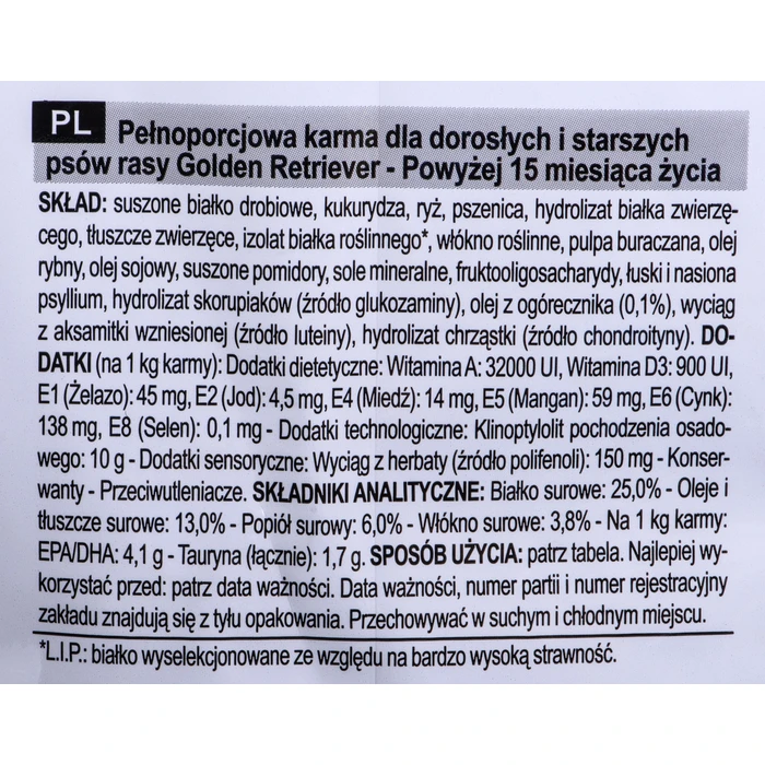 Ξηρά Τροφή Σκύλων Royal Canin Golden Retriever Adult 12 kg