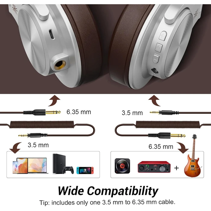 Headphones OneOdio Fusion A70 Wireless (Brown)