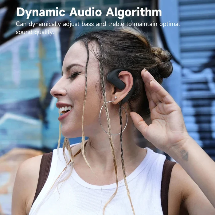 OneOdio Openrock S In-ear Bluetooth Handsfree Ακουστικά με Αντοχή στον Ιδρώτα και Θήκη Φόρτισης Μαύρα