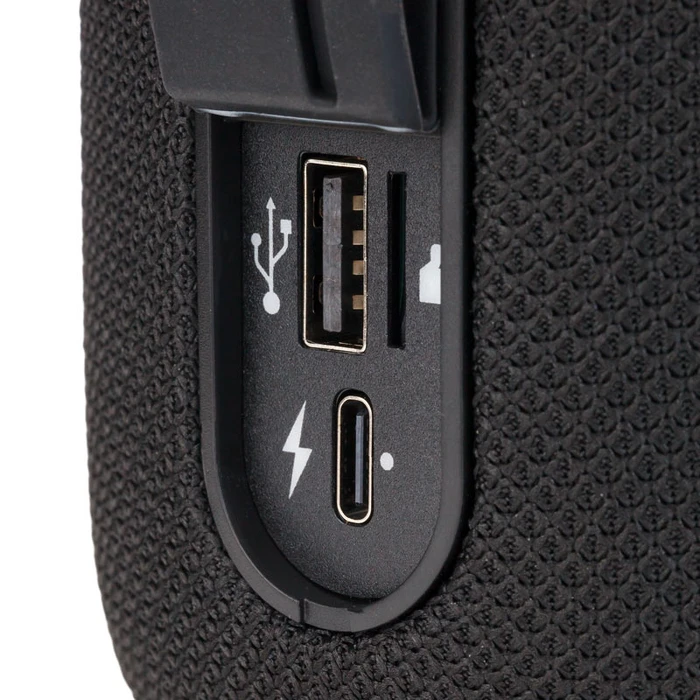 Φορητό Ηχείο Bluetooth Led Osio OBT-8000BL Μαύρο Αδιάβροχο