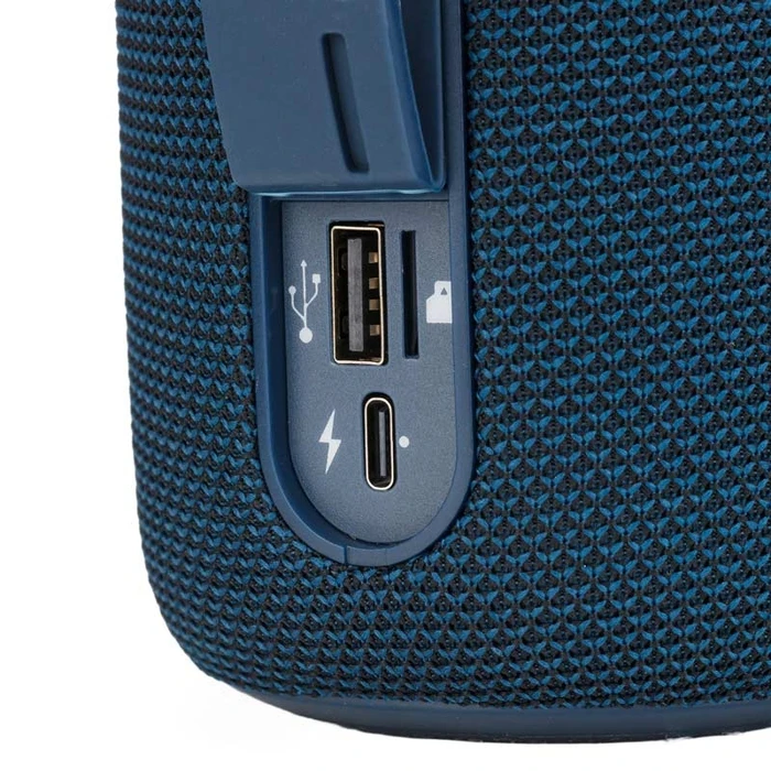 Φορητό Ηχείο Bluetooth Led Osio OBT-8000BU Μπλε Αδιάβροχο