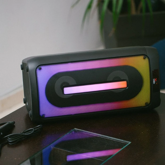 Karaoke Osio OBT-8020 με USB, LED, AUX, TF, RC, FM, TWS και ενσ. μικρόφωνο  60 W