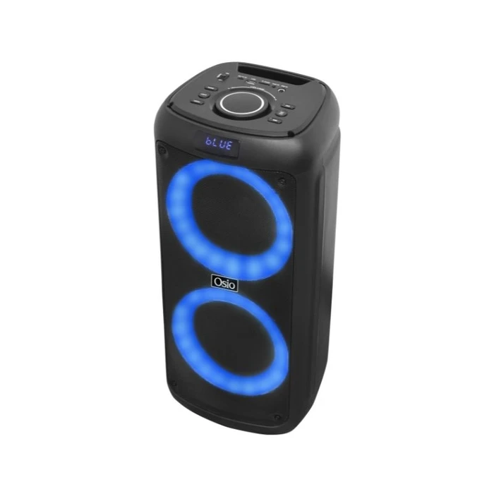 Karaoke Osio OBT-8030 με USB, LED, AUX, TF, RC, FM,TWS, ενσ. μικρόφωνο και τηλεχειριστήριο  80 W