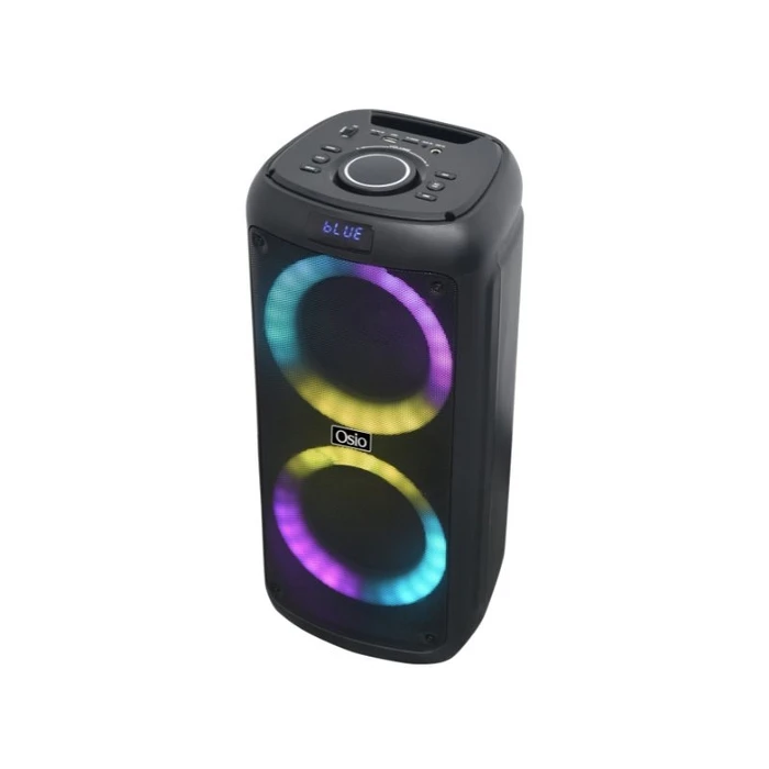 Karaoke Osio OBT-8035 με USB, LED, AUX, TF, RC, FM,TWS, ασ. μικρόφωνο και τηλεχειριστήριο  80 W