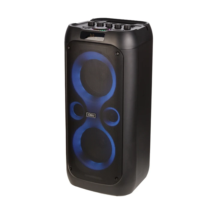 Karaoke Bluetooth Osio Obt-8050 Με Usb, Tf, Tws, Aux, Led, Rc, Τηλεχειριστήριο, Ασύρματο Μικρόφωνο, Είσοδος Για Μικρόφωνο Και Κιθάρα  100w