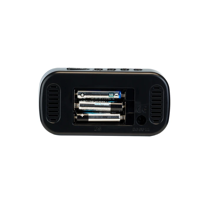 Επιτραπέζιο Ρολόι Osio OCA-3015B ξυπνητήρι με θερμοκρασία και ημερομηνία, Μαύρο