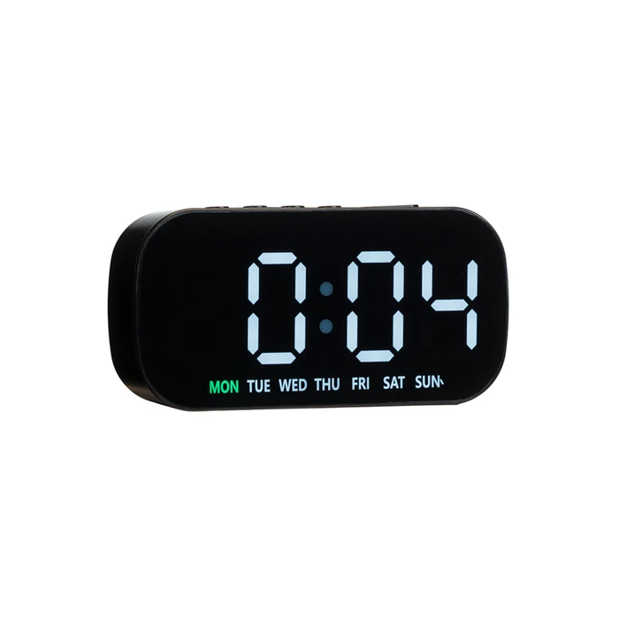 Επιτραπέζιο Ρολόι Osio OCA-3015B ξυπνητήρι με θερμοκρασία και ημερομηνία, Μαύρο