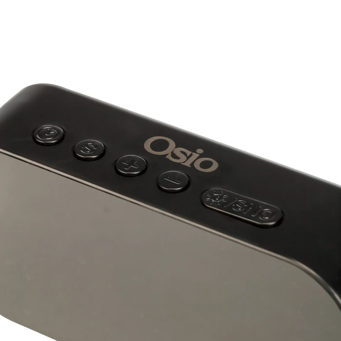 Επιτραπέζιο Ρολόι Osio OCA-3015B ξυπνητήρι με θερμοκρασία και ημερομηνία, Μαύρο