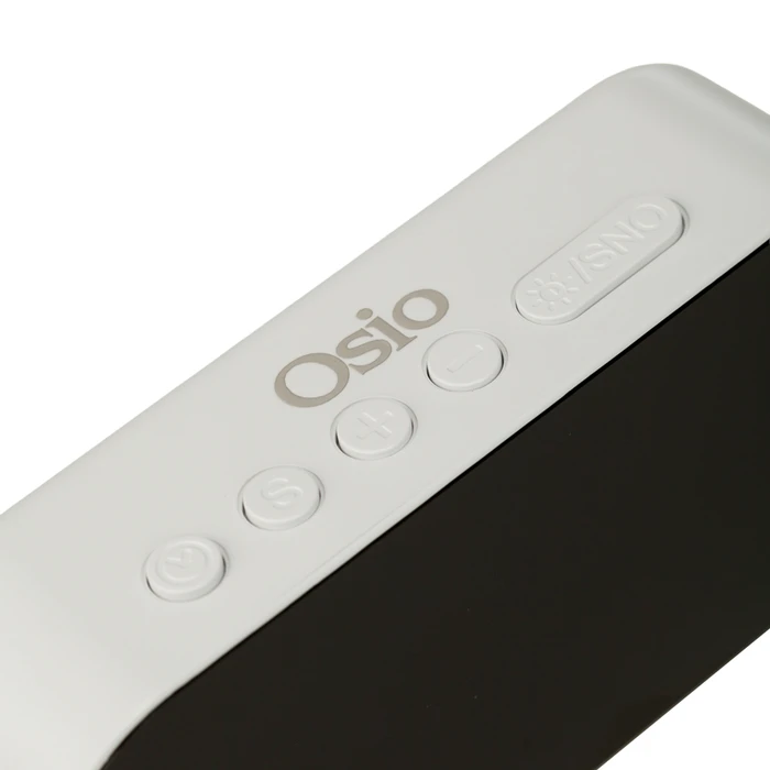 Επιτραπέζιο Ρολόι Osio OCA-3015W ξυπνητήρι με θερμοκρασία και ημερομηνία, Άσπρο