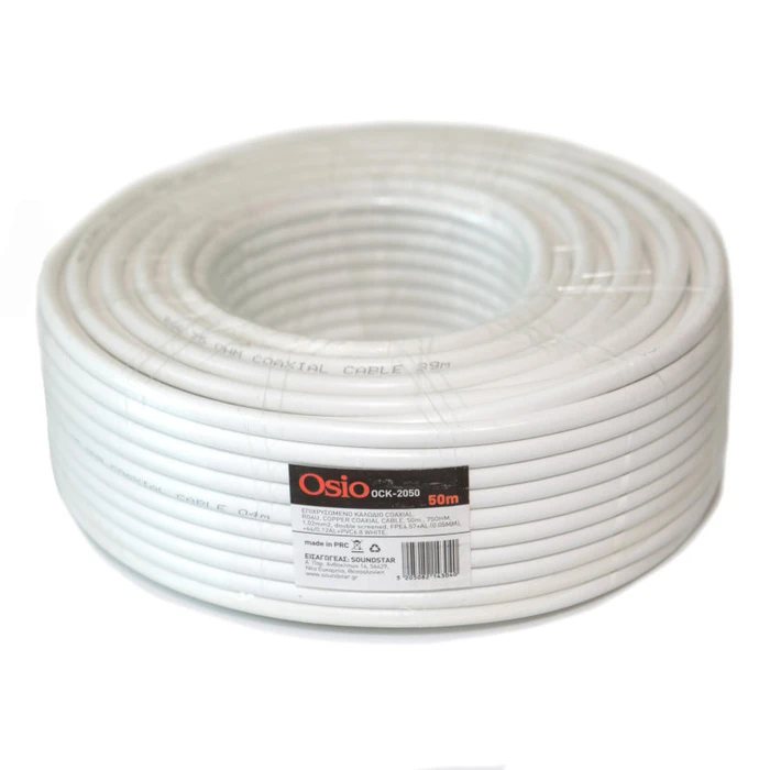 Καλώδιο RF Osio OCK-2050 Ομοαξονικό 50M 75Ω