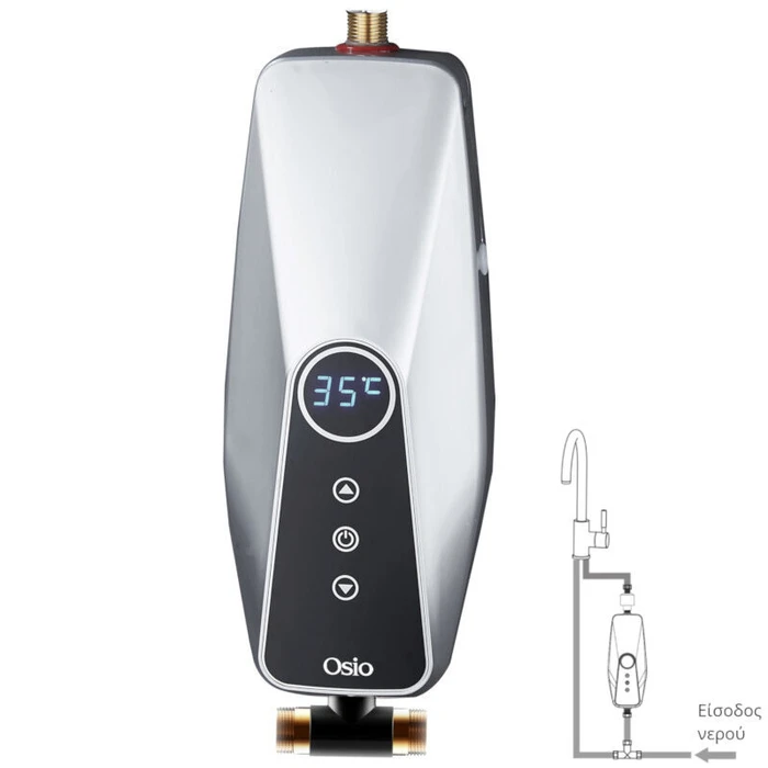 Ταχυθερμαντήρας Osio OHF-2551S μπάνιου / κουζίνας με οθόνη 5500W