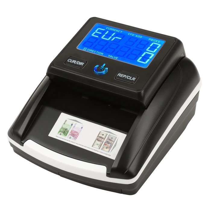 Olympia NC 375 PLUS – Banknote Authenticity Checker (LCD, Rechargeable Battery)