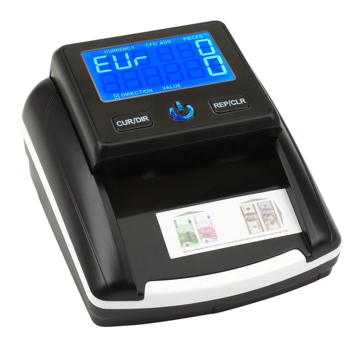 Olympia NC 375 PLUS – Banknote Authenticity Checker (LCD, Rechargeable Battery)