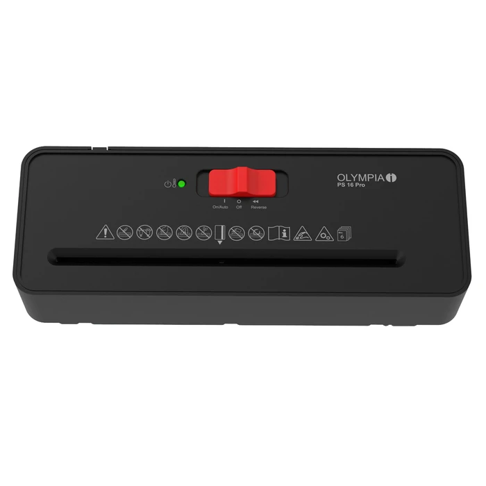 Olympia PS 16 Pro – Καταστροφέας Εγγράφων (χωρίς κάδο) 6 mm, Μαύρος
