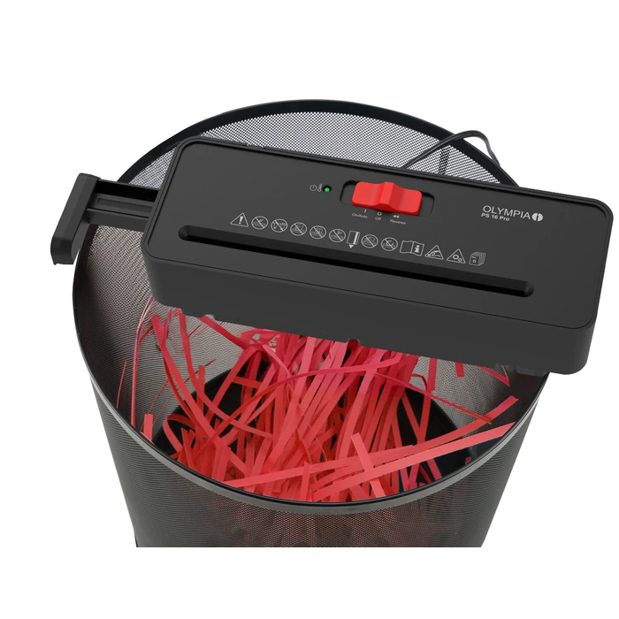 Olympia PS 16 Pro – Καταστροφέας Εγγράφων (χωρίς κάδο) 6 mm, Μαύρος