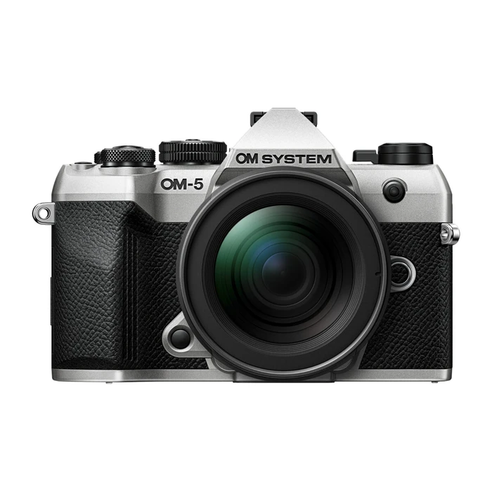 Φωτογραφική Μηχανή Olympus OM-5 II 1245 Kit silver, M.Zuiko Digital 12-45mm F4 PRO lens Black