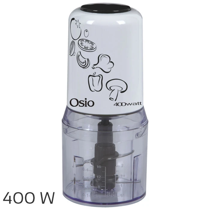 Πολυκόφτης Osio OMC-2312W 400W Λευκό