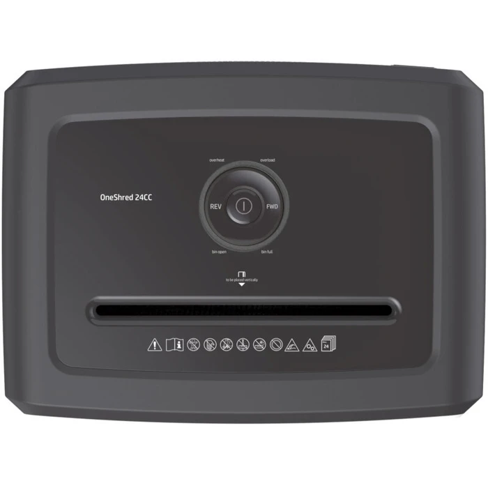 Καταστροφέας εγγράφων HP OneShred 24CC 2807 με συνδετήρες και καρτών Cross Cut P4 24 x A4 30L