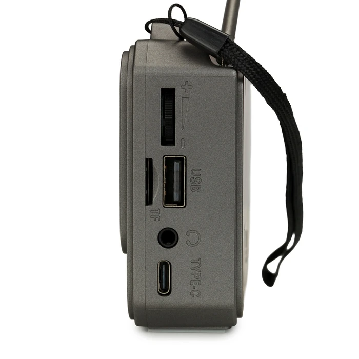 Φορητό Ραδιόφωνο Οsio OPR-3020 Γκρι ψηφιακό με Bluetooth, AUX, USB, FM, κάρτα TF, REC-5W