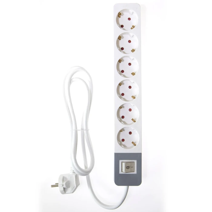 Πολύπριζο Με Διακόπτη Osio OPS-2004 Πολύπριζο 4 θέσεων με παιδική προστασία, και καλώδιο 1.5 m