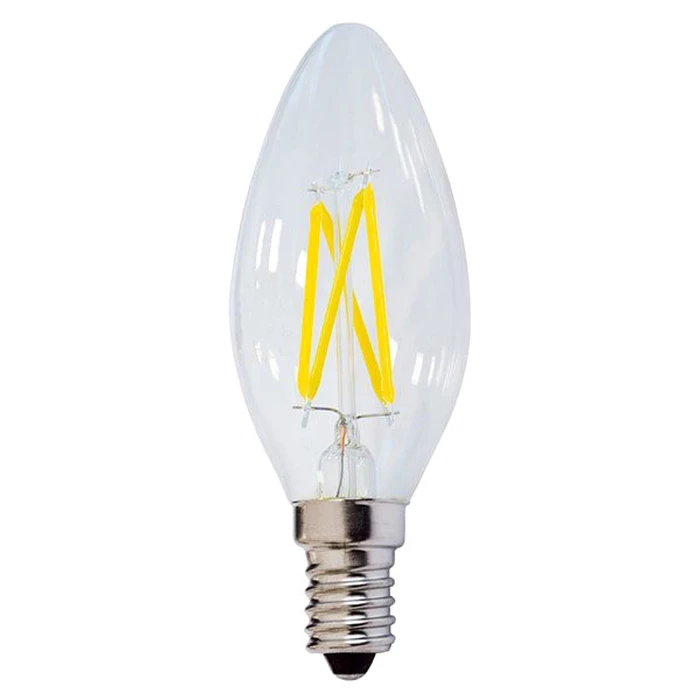 Λάμπα LED Optonica Candle C35 Filament 1471, 4W, 4500K, E14, 400lm