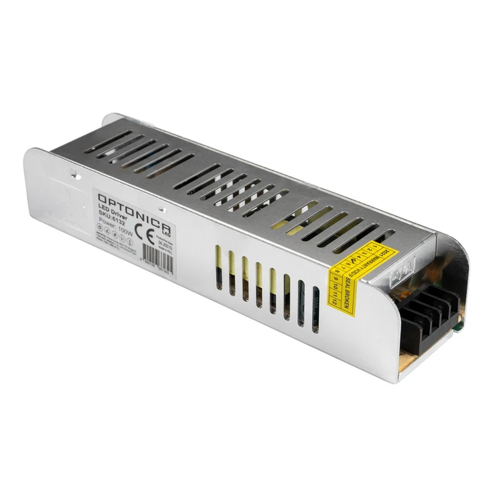 Τροφοδοτικό LED Optonica Καλωδιοταινίας 6132, 100W, 12V/8.5A