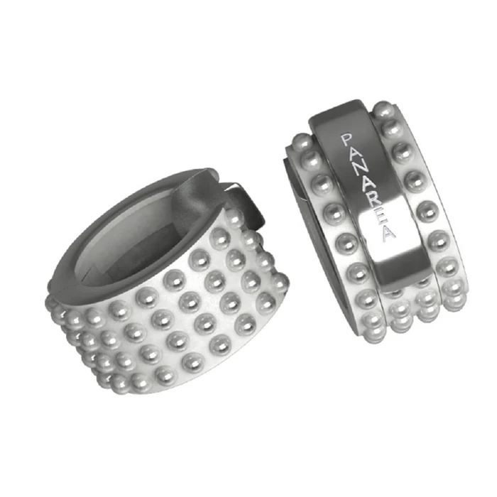 Γυναικεία Σκουλαρίκια Panarea Os4Pl (2 cm) από Ασήμι Silver