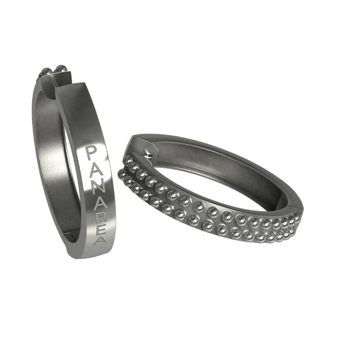 Γυναικεία Σκουλαρίκια Panarea Os6Pl (3 cm) από Ασήμι Silver