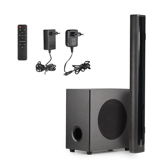 Soundbar Osio OSBT-9060 και Subwoofer με Bluetooth, AUX, USB, OPT, HDMI – 256W