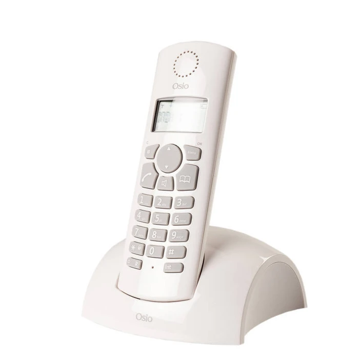 Ασύρματο Τηλέφωνο Osio OSD-8610GW Λευκό (Ελληνικό Μενού) με ανοιχτή ακρόαση