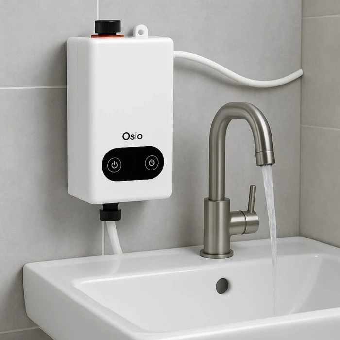 Ταχυθερμοσίφωνας Μπάνιου Osio OHF-2540 Ηλεκτρικός τοίχου 20-55℃, 5500W