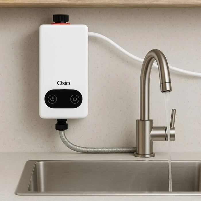 Ταχυθερμοσίφωνας Μπάνιου Osio OHF-2540 Ηλεκτρικός τοίχου 20-55℃, 5500W