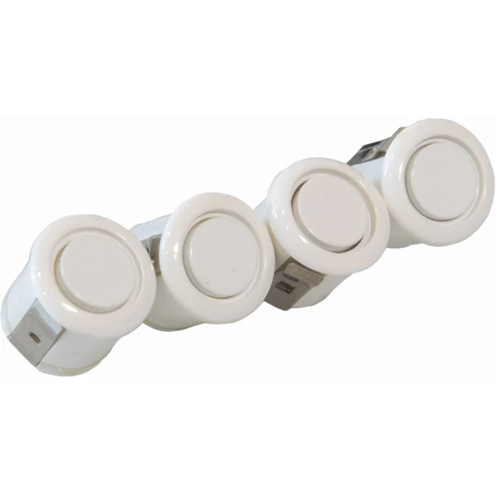 Αισθητήρες παρκαρίσματος Osio OSP-235 Λευκό με 4 αισθητήρες 18 mm και buzzer