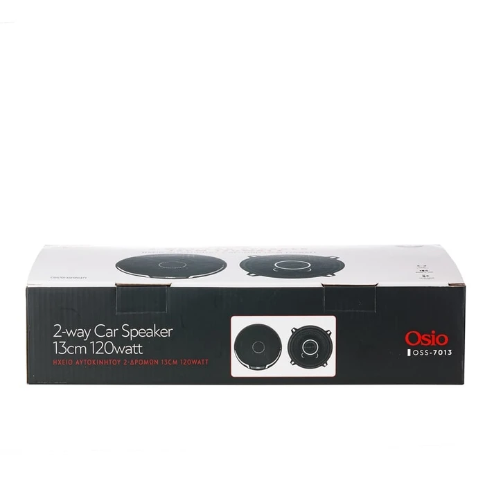 Στρογγυλά Ηχεία Αυτοκινήτου 2 Δρόμων 13 Cm 120 W Osio OSS-7013