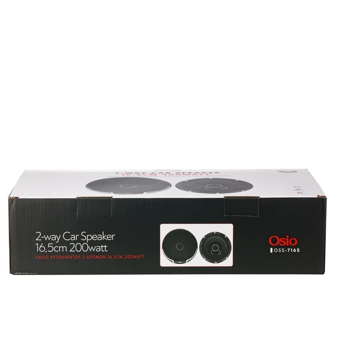 Στρογγυλά Ηχεία Αυτοκινήτου 2 Δρόμων 16.5 Cm 200 W Osio OSS-7165