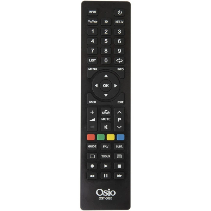 Τηλεχειριστήριο Osio OST-5020-6A για smartTV SAMSUNG, LG, SONY, PHILIPS, PANASONIC, TELEFUNKEN