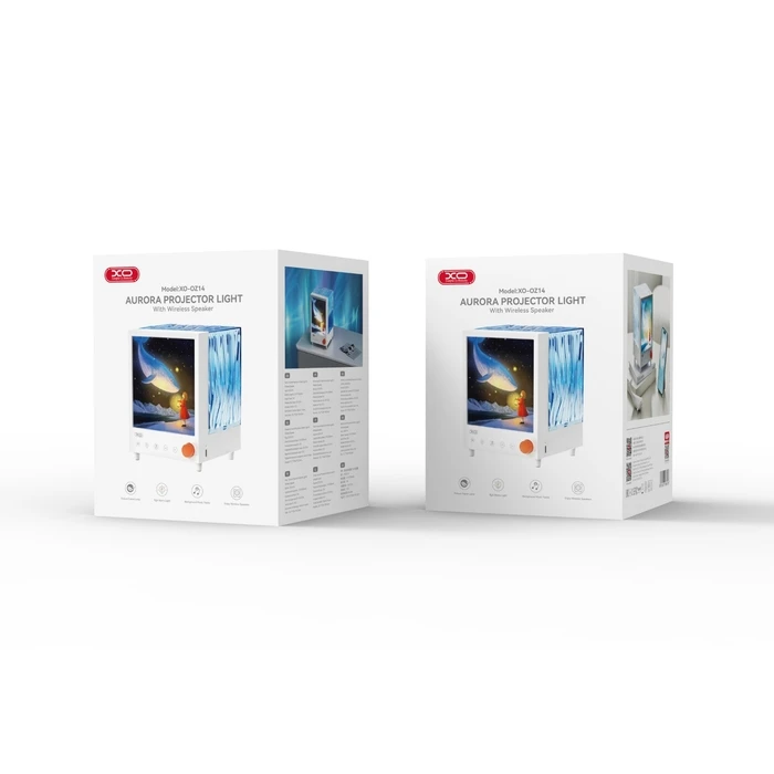 XO Aurora LED Projector Speaker 1200mAh