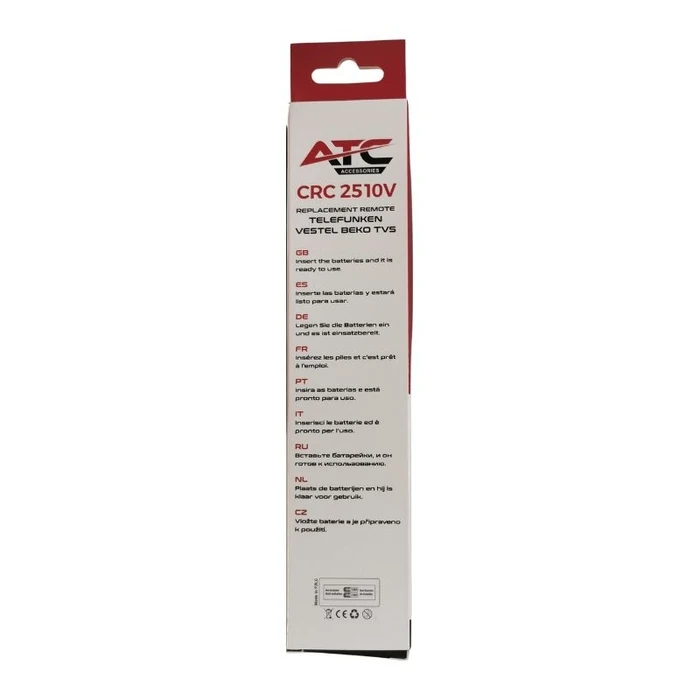 ATC Τηλεχειριστήριο CRC-2510V για Telefunken, Vestel & Beko OLED/LED TVs