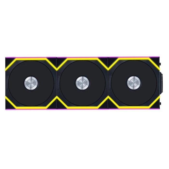 Case Fan Lian Li UNIFAN SL Wireless 120 -3PCS Black (Triple pack include Controller) 