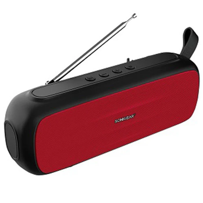 Φορητό Ηχείο Bluetooth Sonic Gear 5.0 SUPER BASS FM RADIO B.RED