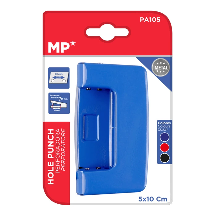 Διακορευτής Pa105-Bl Mp 5 X 10cm 2 Τρύπες Μπλε