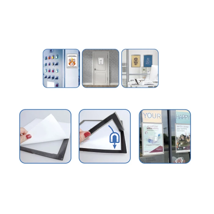 Αυτοκόλλητη Θήκη Mp Ανακοινώσεων A4 Pa148 Με Μαγνητικό Πλαίσιο Κόκκινη