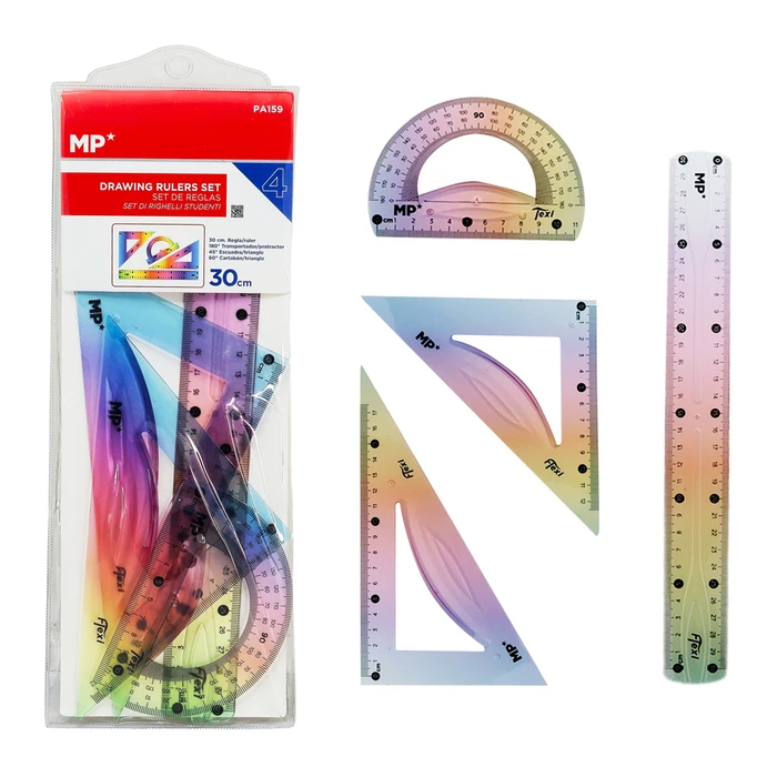 MP Σετ Πλαστικοί Χάρακες PA159