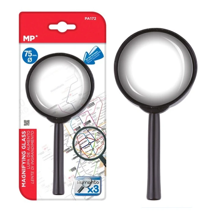 Μεγεθυντικός Φακός Mp Pa172 X3 75mm Μαύρος
